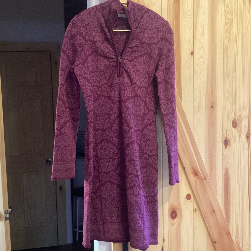 Athleta Purple Sweater Dress Size M